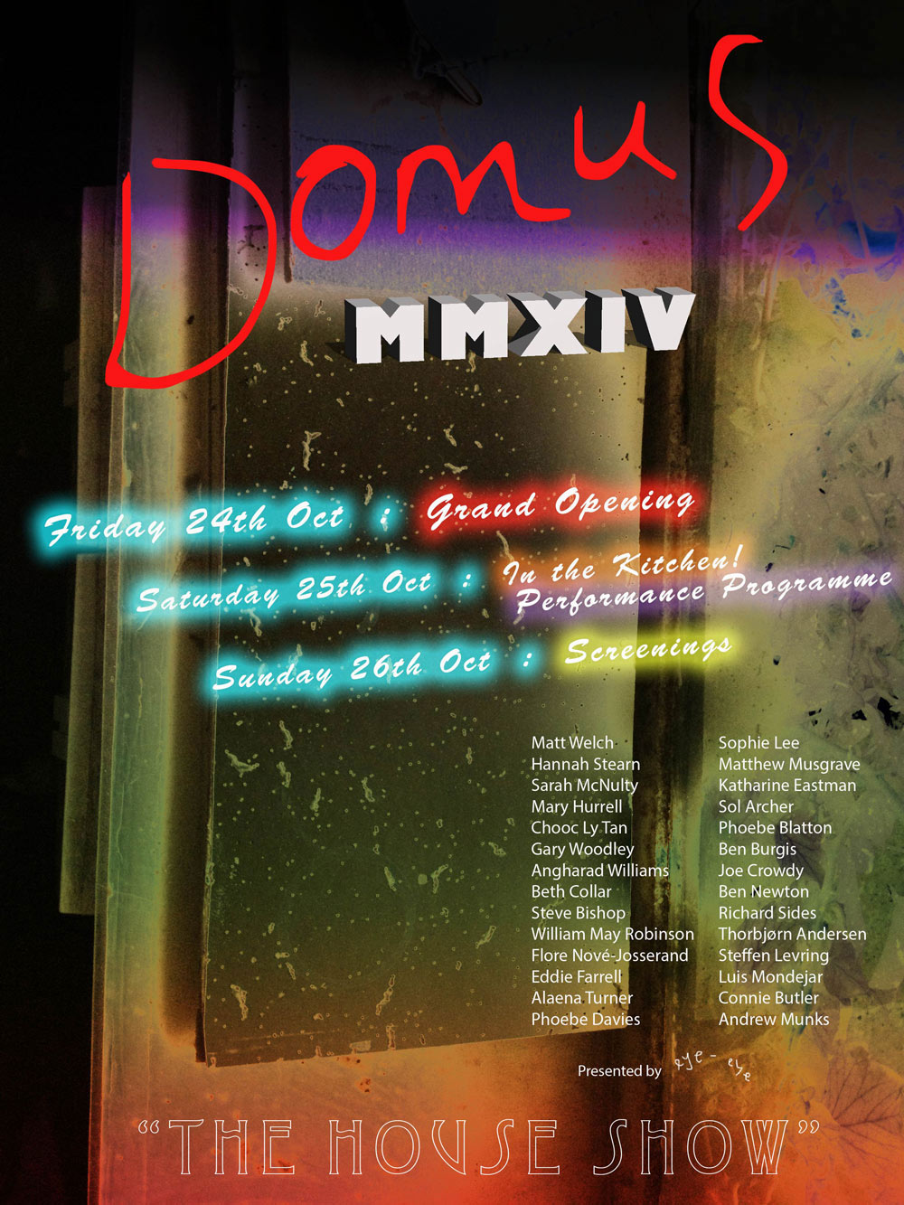 Domus MMXIV flyer